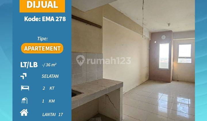 Jual Apartemen Puncak Kertajaya 2BR Kosongan Tower B Ema 278 1