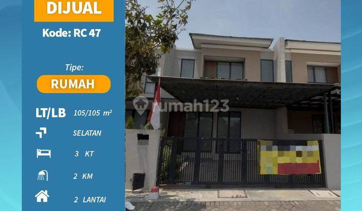 Rumah 2 Lantai Bagus SHM di Pondok Tjandra Cluster Ruby Rc 47 1