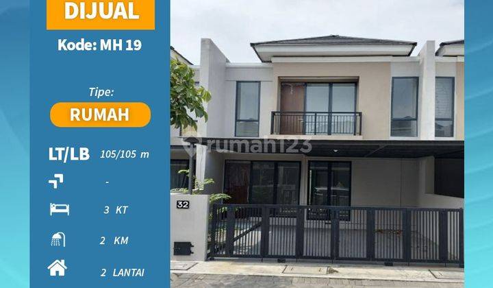 Rumah 2 Lantai Baru SHM di Pondok Tjandra Cluster Ruby Mh 19 1