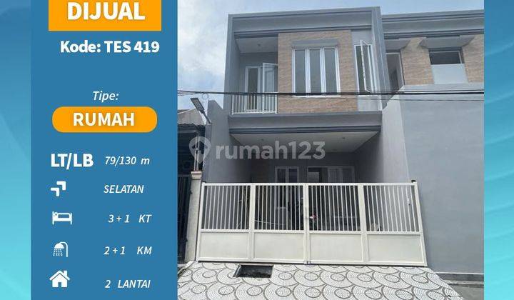 Rumah Minimalis 2 Lantai Baru SHM di Pondok Tjandra Tes 419 1