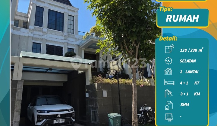 3-Storey House with SHM Ready to Occupy Semi-Furnished Cheap in Grand Kenjeran KUS 04 2