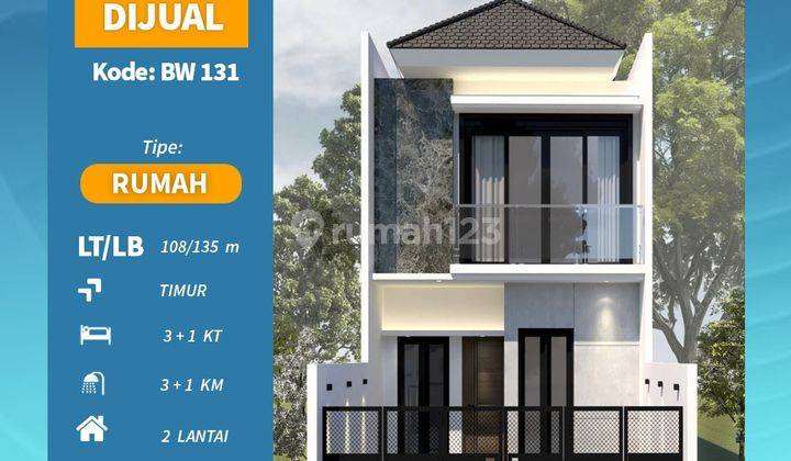 Dijual Rumah Modern Gress Termurah Di Darmo Indah Bw 131 1