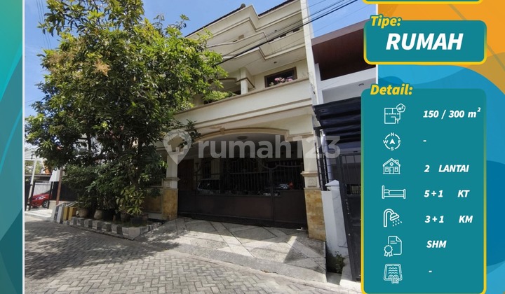 Rumah dengan Mezanine Siap Huni SHM area Manyar Surabaya Timur SAFE 90 2