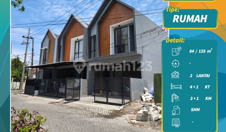 Rumah Gress Minimalis SHM 2 Lantai di Manyar Surabaya Timur SAFE 91 2