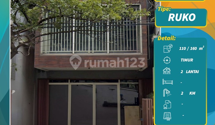 Ruko 2 Floors Front of Kaza Mall Kapas Krampung Surabaya Unit 04 2