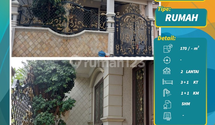 2-Story House in City Center on Muria Street Petemon Surabaya MH 68 2