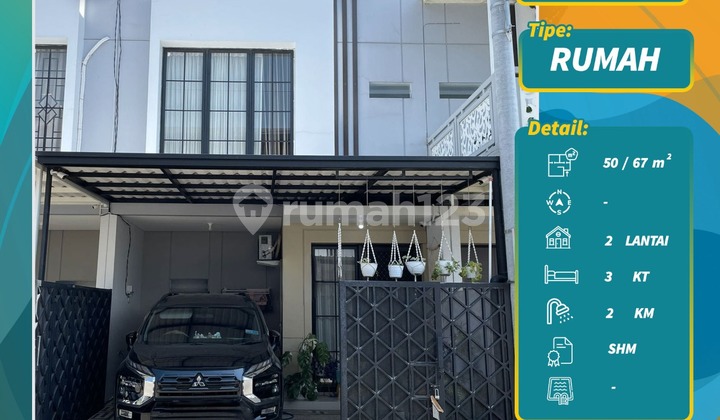 Cheapest 2-Story Fully Furnished House in Babatan Pantai, East Surabaya SAFE 78 2