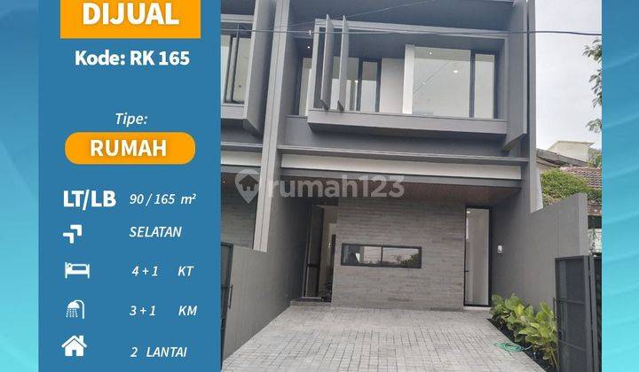 Rumah Baru Modern Minimalis 2 Lt SHM Di Manyar Rk 165 1