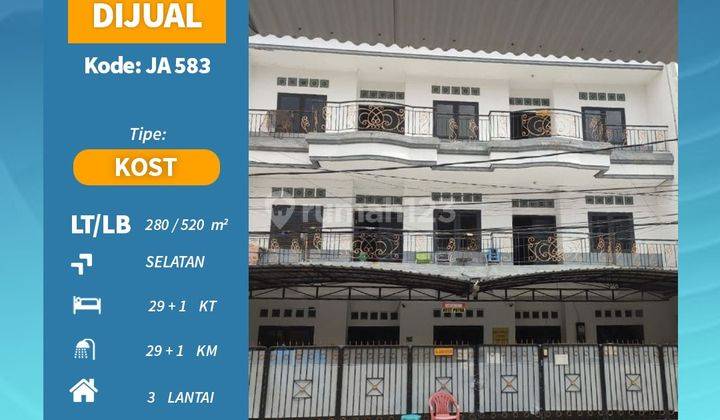 Jual Rumah Kost Aktif 3 Lantai Full Furnish Siwalankerto Ja 583 1