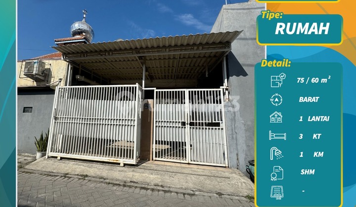 Rumah SHM Bagus Murah di Medokan Surabaya Bw 397 2