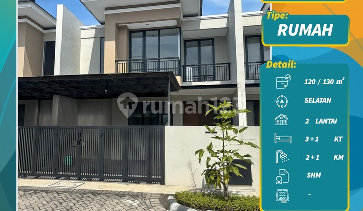 For Sale 2-Story House SHM Pondok Tjandra Ruby Sidoarjo AD 87