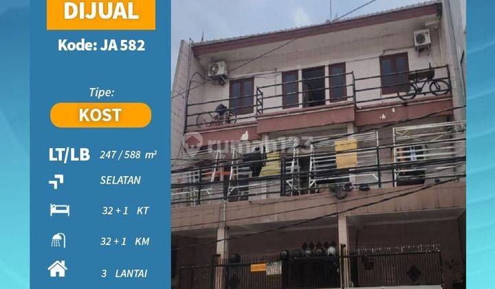 Jual Rumah Kost Aktif 3 Lantai Di Siwalankerto Ja 582 1