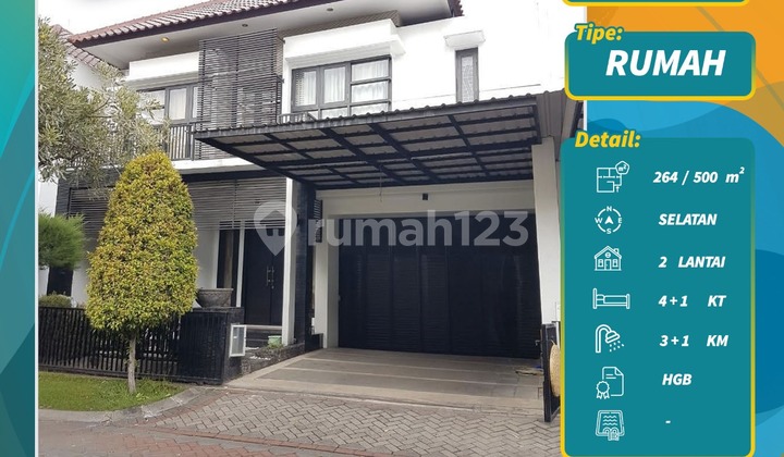 2-story house with SHM, Kertajaya Indah Regency, East Surabaya, AA 14 2