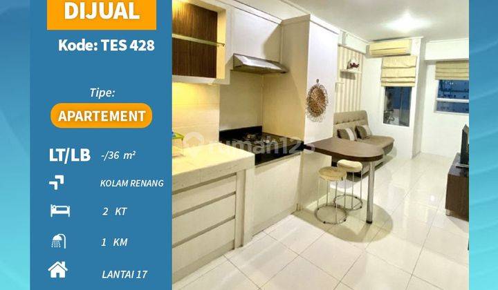 Dijual Apartemen Puncak Kertajaya 2BR Full Furnish Bagus Tes 428 1