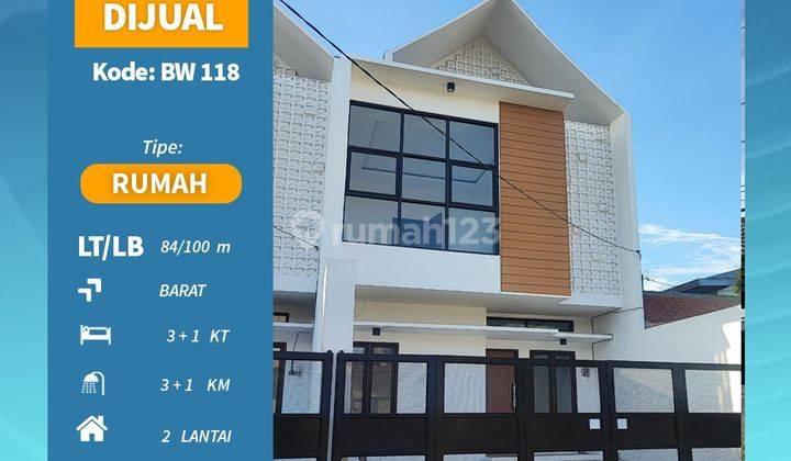 Rumah 2 Lantai Baru SHM di Darmo Harapan Indah, Surabaya Bw 118 1