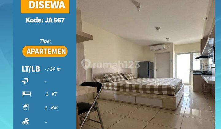 For Rent Apartement Educity Princeton 1 BR Furnished Bagus Ja 567 1