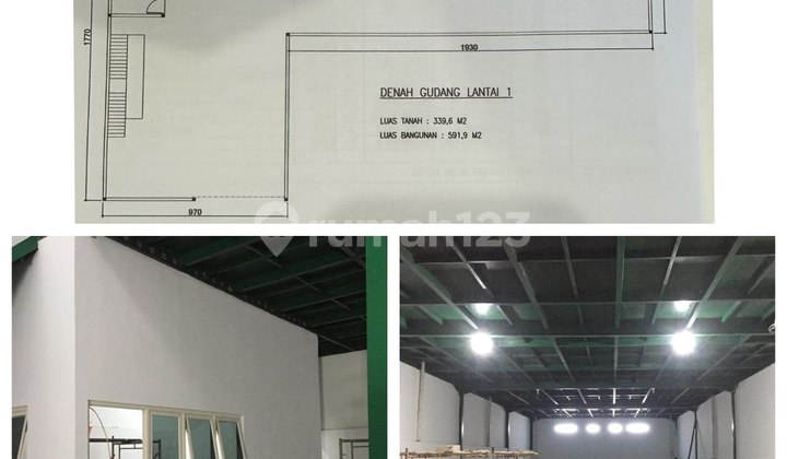 Jual Gudang SHM Kapas Madya Kenjeran Dekat Suramadu Mh 113