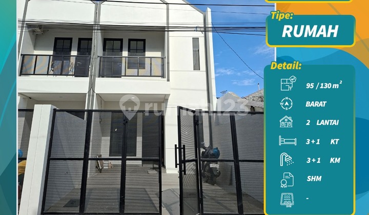 New 2-Story House with SHM in Lebak Kenjeran, East Surabaya KUS 01 2