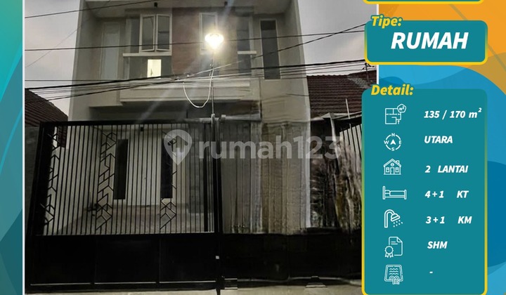 2-Story New House with SHM in East Surabaya's Sutorejo, 80 Million 2