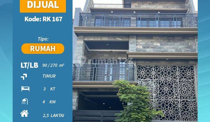 Rumah Minimalis Modern 2,5 Lt SHM Di Griya Benowo Indah Rk 167 1