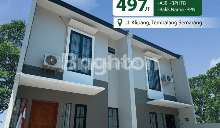 HARGA PROMO RUMAH CANTIK 2 LANTAI KLIPANG TEMBALANG SIAP KPR MURAH 1