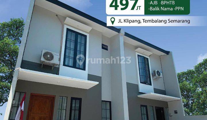 HARGA PROMO RUMAH CANTIK 2 LANTAI KLIPANG TEMBALANG SIAP KPR MURAH 1