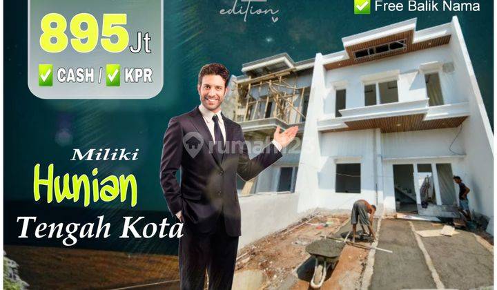 RUMAH CANTIK LAMPER TENGAH 2 LANTAI BARU HARGA MURAH SIAP KPR 2