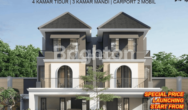 DE VILLA MAJAPAHIT RUMAH MEWAH 3 LANTAI DEKAT PUSAT KOTA HARGA MURAH 1