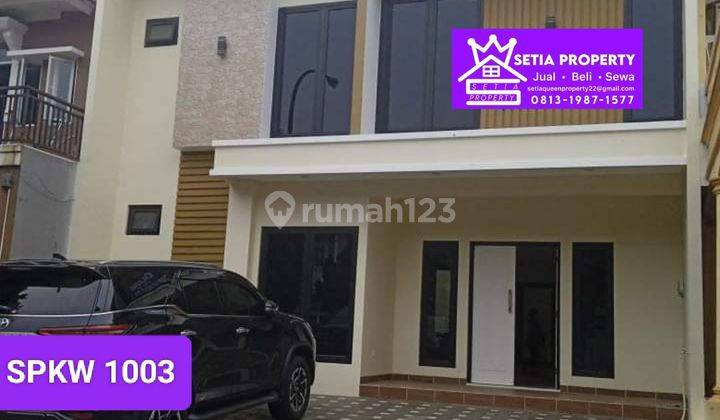 Rumah cantik minimalis aestetic dalam cluster yang nyaman dan siap huni di kota wisata  1