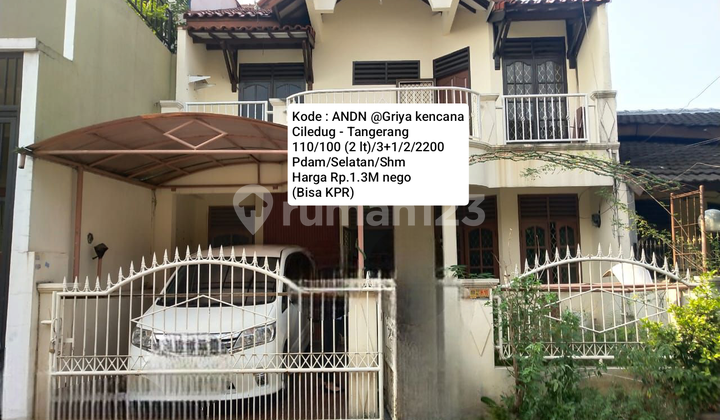 Rumah 1.5 Lantai Minim Perbaikan @ Griya Kencana Ciledug Tangerang Kota