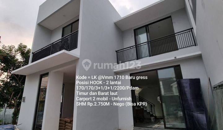 Rumah Luas 2 Lantai Baru Gress @villa Melati Mas 1