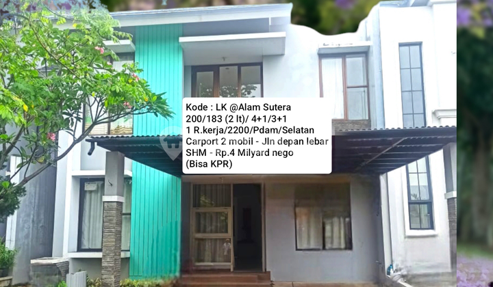 Rumah 2 Lantai Di Cluster Favorite @ Alam Sutera