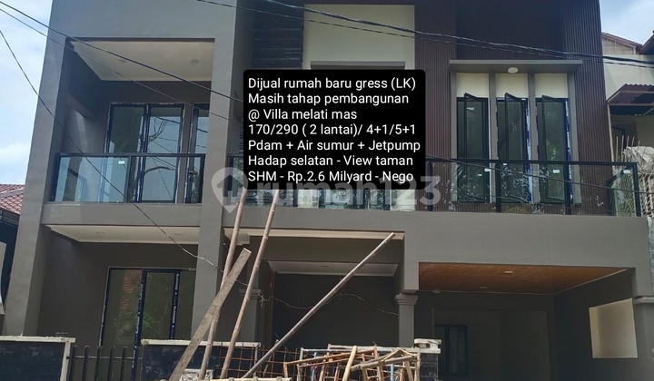 Dijual Rumah Luas Baru Gress Super Murah @ Villa Melati Mas Dijual Rumah Luas Baru Gress Super Murah @ Villa Melati Mas