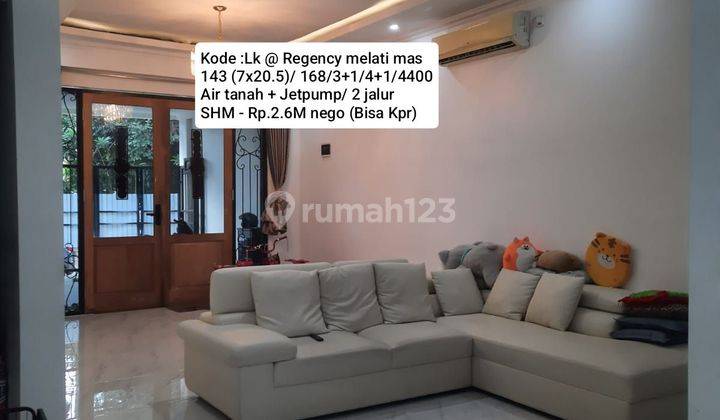 Rumah 2 Lantai Siap Huni @regency Melati Mas 1