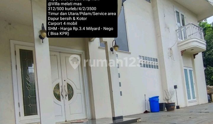 Dijual Rumah 2.5 Lantai Hook @ Villa Melati Mas Dijual Rumah 2.5 Lantai Hook @ Villa Melati Mas