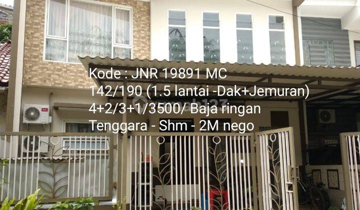 Rumah 2 lantai,baja ringan dan siap huni 1