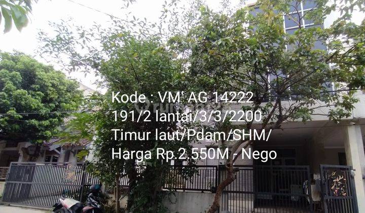 Rumah 2 lantai siap huni @villa melati mas 1