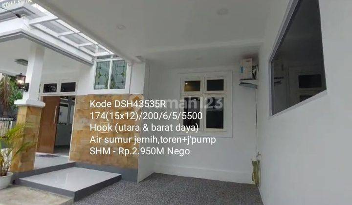 Rumah hook 2 lantai paduan seni klasik modern @Regency melati mas 1