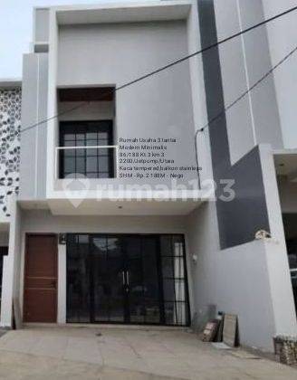 Rumah baru gress, minimalis modern  3 lantai 1