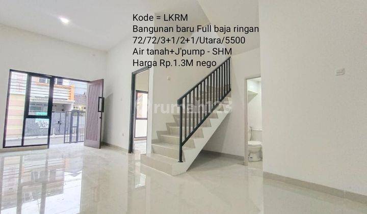 Rumah mungil 2 lantai full baja ringan @Regency melati mas 1