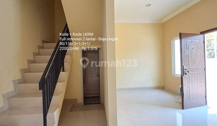 Rumah 2 lantai full renovasi @Regency melati mas 1