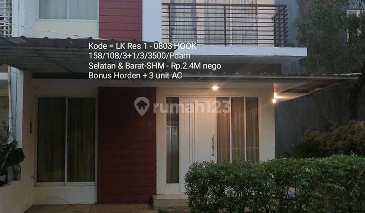 Rumah HOOK murah di cluster favorite @Residence one 1