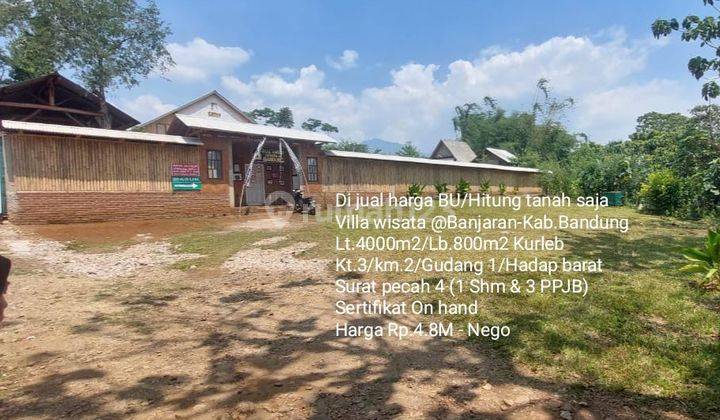 Villa wisata Hitung tanah saja di Banjaran Kab.Bandung Jabar 1