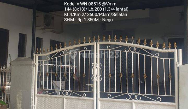 Rumah 1.3/4 lantai bagus siap huni diVilla melati mas 1