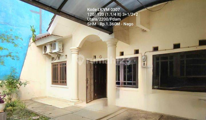 Rumah siap huni lokasi bagus di Villa melati mas 1