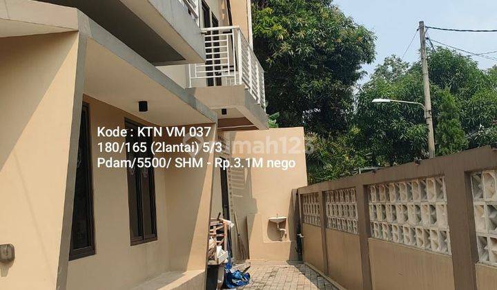 Rumah 2 lantai siap huni di Villa melati mas 1