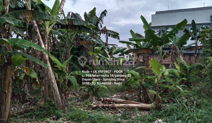 Kavling HOOK lokasi bagus di Villa melati maa 1