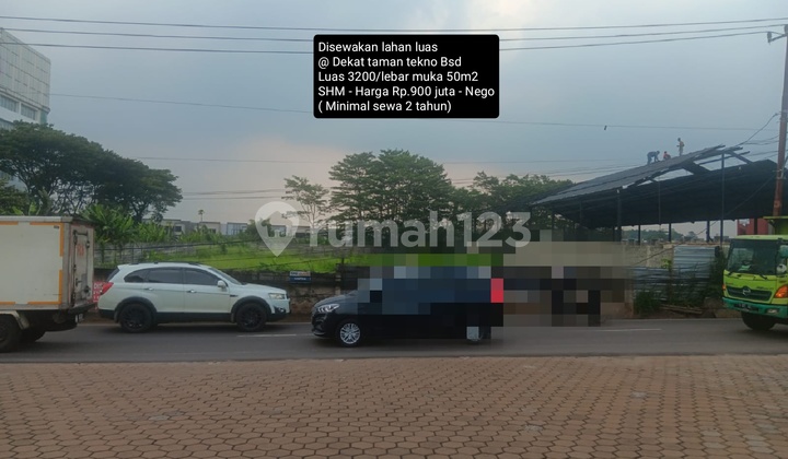 Disewakan Lahan Strategis @ Dekat Taman Tekno Bsd