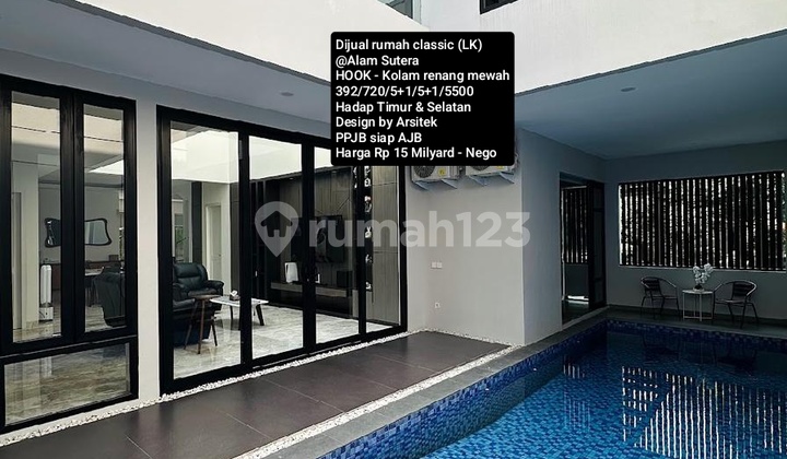 Dijual Rumah American Classic 3 Lantai & Kolam Renang @ Alam Sutera Dijual Rumah American Classic 3 Lantai & Kolam Renang @ Alam Sutera