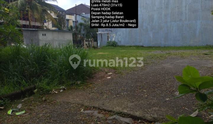 Dijual Kavling Hook Super Murah @ Villa Melati Mas